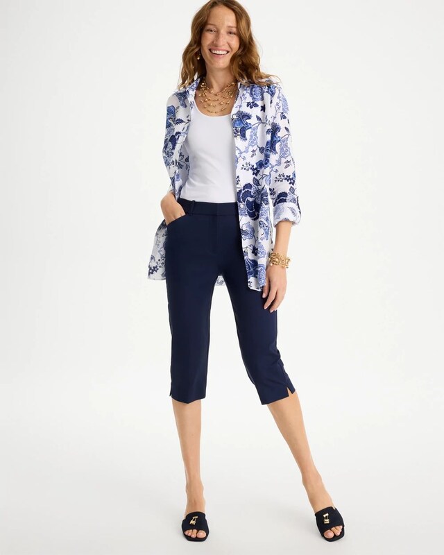 Emme Slim Capri Pants - image 2